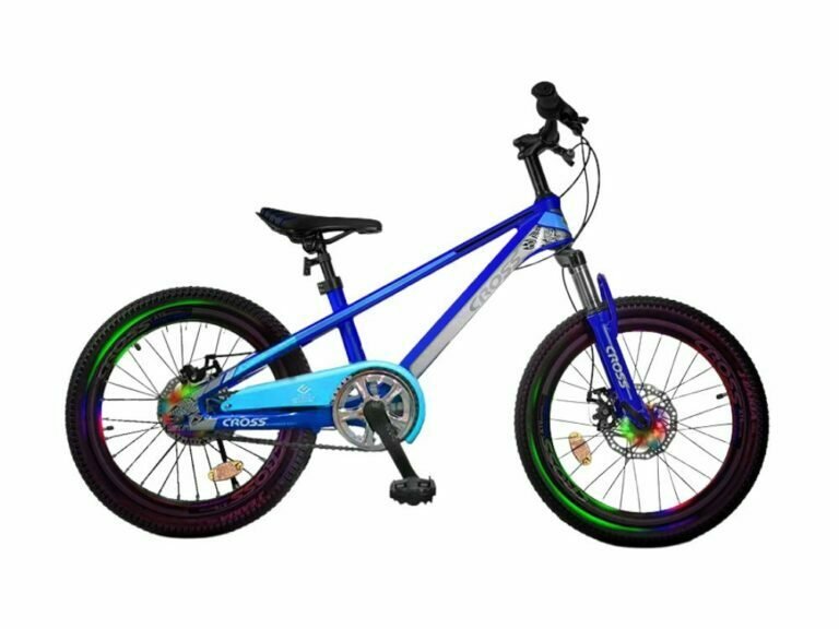 bicicleta mini montañera cross azul